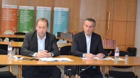Christian Pèes, président d'Euralis et Pierre Couderc, son DG, ont présenté les résultats de l'exercice 2016-2017, en attendant l'assemblée générale du groupe qui aura lieu le 9 février prochain. © F. JACQUEMOUD Christian Pèes, président d'Euralis et Pierre Couderc, son DG, ont présenté les résultats de l'exercice 2016-2017, en attendant l'assemblée générale du groupe qui aura lieu le 9 février prochain. © F. JACQUEMOUD Christian Pèes, président d'Euralis et Pierre Couderc, son DG, ont présenté les résultats de l'exercice 2016-2017, en attendant l'assemblée générale du groupe qui aura lieu le 9 février prochain. © F. JACQUEMOUD Christian Pèes, président d'Euralis et Pierre Couderc, son DG, ont présenté les résultats de l'exercice 2016-2017, en attendant l'assemblée générale du groupe qui aura lieu le 9 février prochain. © F. JACQUEMOUD