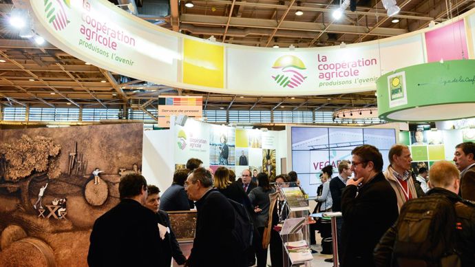 Le spot télé, perçu comme « original et moderne », a largement été diffusé sur le stand de la coopération agricole.C. FAIMALI