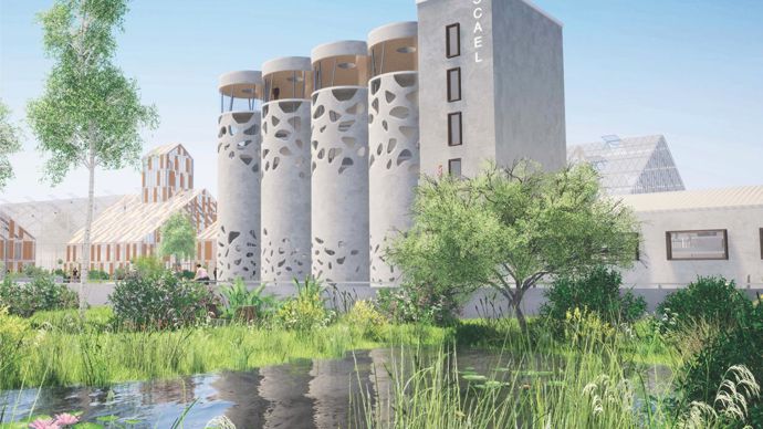 La coopérative porte le projet original « Olis » pour donner une seconde vie à un de ses silos.BOIRARD