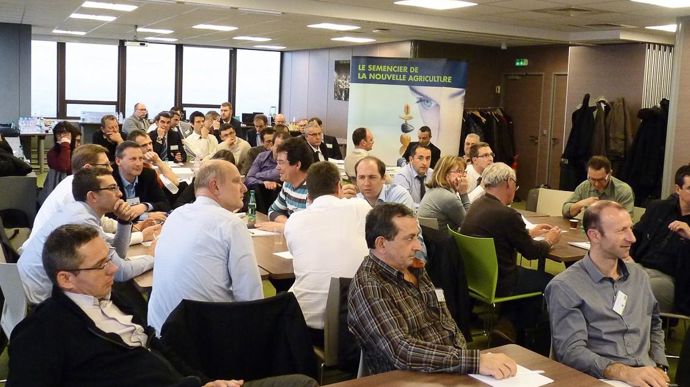 Saaten-Union a réuni, pour une journée, 70 personnes représentant ses quinze principaux établissements de semences partenaires.