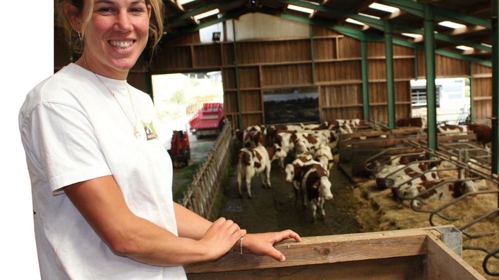 Complètement impliquée dans l'élevage, Claire reçoit aussi bien les acheteurs de génétique que le vétérinaire.© ANNE BRÉHIER Complètement impliquée dans l'élevage, Claire reçoit aussi bien les acheteurs de génétique que le vétérinaire.© ANNE BRÉHIER