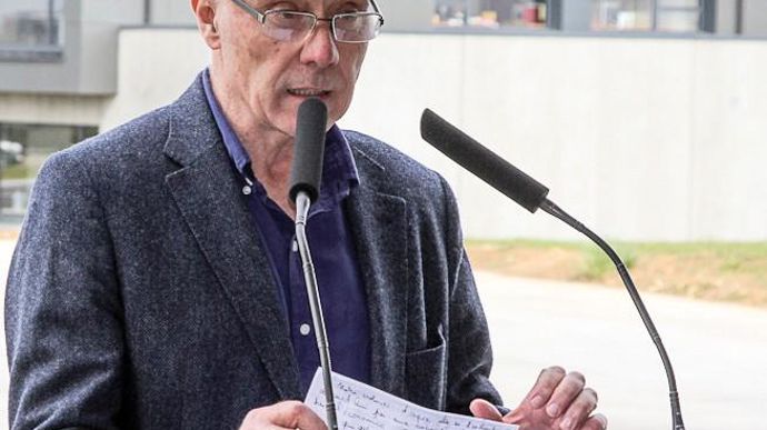 Le président Yves Julien, lors de l'inauguration des nouveaux bâtiments, le 9 avril dernier. Un investissement de 2,2 M€.A. DUFUMIER