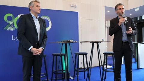 Thierry Blandinières, DG d’InVivo, et Stéphane Marcel, directeur digital. © R. FOURREAUX