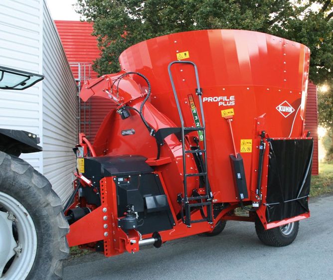 Les volumes disponibles de la gamme Profile vont de 9 à 15 mètres cubes , soit de 45 à 110 vaches. 