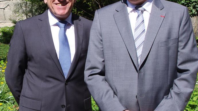 « Notre objectif est de développer nos positions de leader en meunerie-BVP et en malterie », précisent Alain Le Floch, DG et Pascal Prot, président de Vivescia.C. URVOY