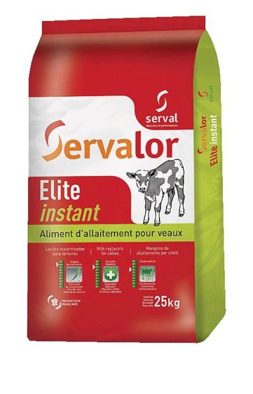 Grâce à une composition à base de poudre de lait écrémé, Servalor Elite Instant se veut très appétent. 