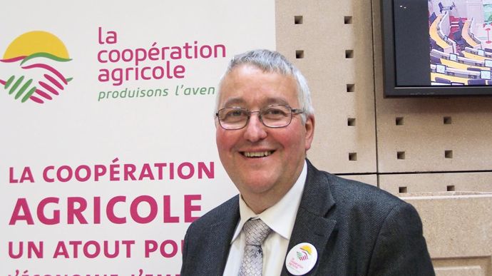 Jean-Marie Gabillaud : « Les coopératives savent coopérer. Elles ont développé de nombreux partenariats qui struc-turent l'agriculture de l'Ouest. »A. MABIRE
