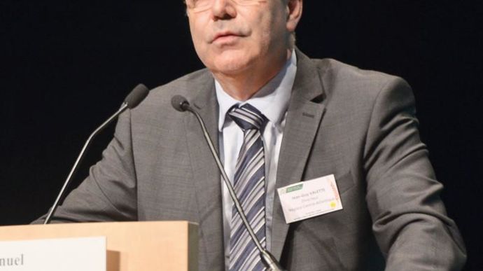 Jean-Guy Valette, le directeur, a rappelé que le négoce avait été un acteur économique à part entière dans la mise en oeuvre des politiques publiques.A. RICHARD Jean-Guy Valette, le directeur, a rappelé que le négoce avait été un acteur économique à part entière dans la mise en oeuvre des politiques publiques.A. RICHARD
