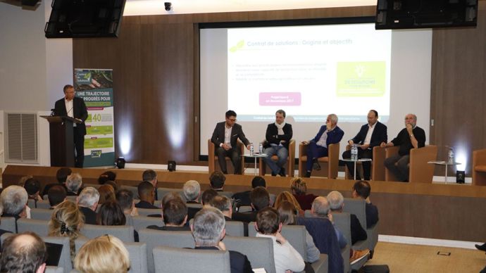Éric Thirouin a annoncé le cap pour 2020 : le déploiement massif du contrat et de ses solutions en région. © L. PETIT