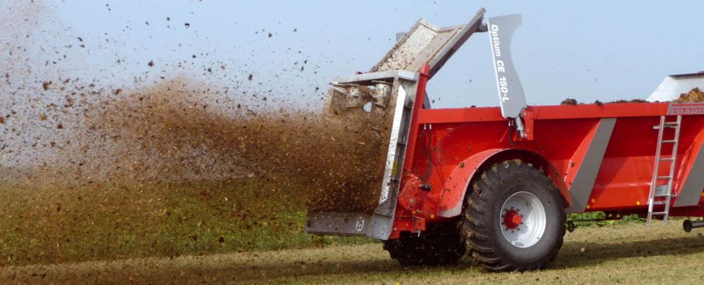 Au total, le boîtier Certix gère cinq capteurs positionnés sur les épandeurs de la gamme Optium.