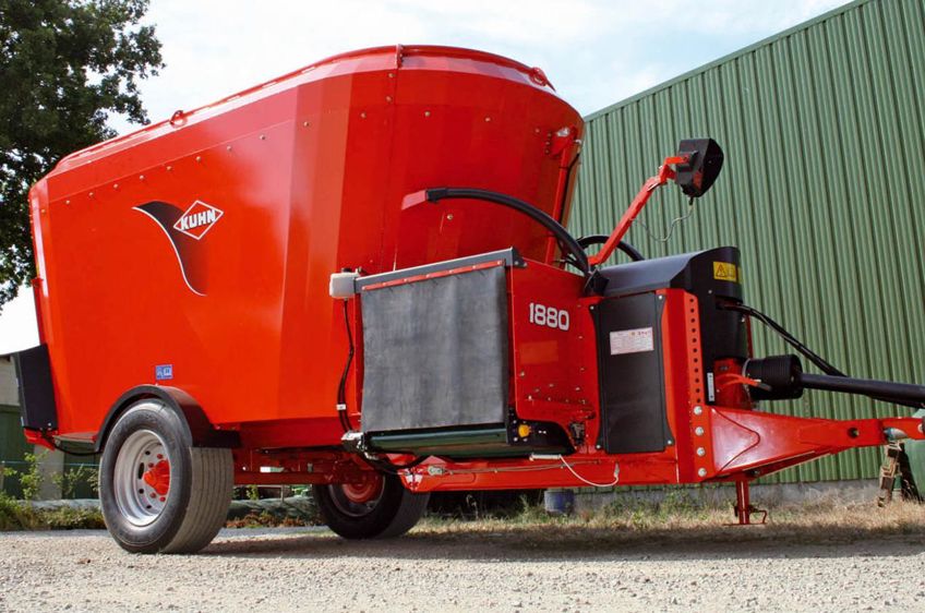 Les mélangeuses Profile se remarquent par leur compacité : pas plus de 2,46 m de hauteur pour celle de 14 m3.