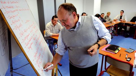 La méthode Arc-en-Ciel privilégie l'entretien individuel. Cette démarche peut effrayer certaines personnes. Un entretien collectif avec l'ensemble des porteurs du projet est alors proposé.© JEAN-FRANÇOIS MARIN La méthode Arc-en-Ciel privilégie l'entretien individuel. Cette démarche peut effrayer certaines personnes. Un entretien collectif avec l'ensemble des porteurs du projet est alors proposé.© JEAN-FRANÇOIS MARIN
