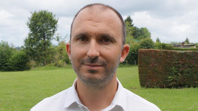 Après avoir passé 14 ans à l’AGPM, dont 4 comme directeur adjoint, Matthieu Çaldumbide dirige la nouvelle filiale Orizio de Lur Berri. © LUR BERRI