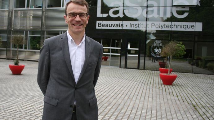 Le 4 mars, le ministère de l’Agriculture a officiellement autorisé UniLaSalle à proposer une nouvelle formation vétérinaire en six ans. « Nous accueillerons 120 étudiants par promotion », annonce Philippe Choquet, DG d’UniLaSalle. © B. CAILLIEZ