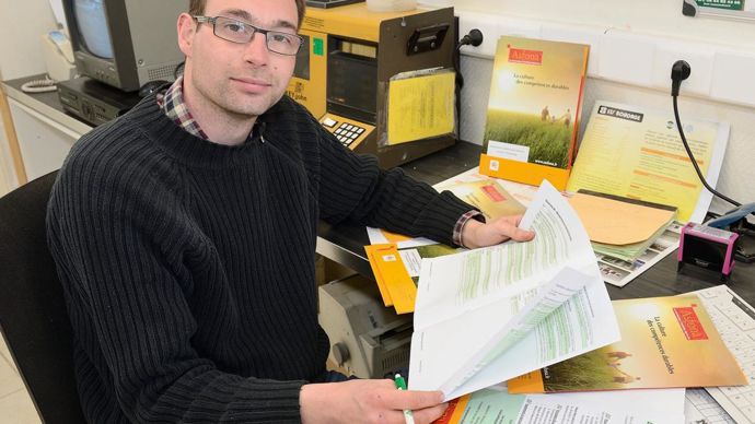 « Je me sens beaucoup plus à l'aise aujourd'hui pour gérer mon silo », affirme Charles Seigneur, chef du silo de Martainneville (Somme), aux Ets Bordage.S. LEITENBERGER