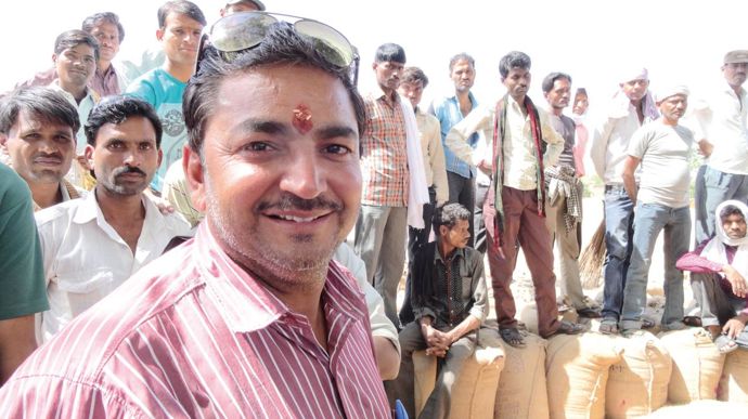 Sanjay Tchatri, trader chez StarAgri : « Pour fidéliser mes apporteurs de blé, je leur finance en amont leurs intrants grâce à l'organisme de crédit de l'entreprise. »C. DEQUIDT