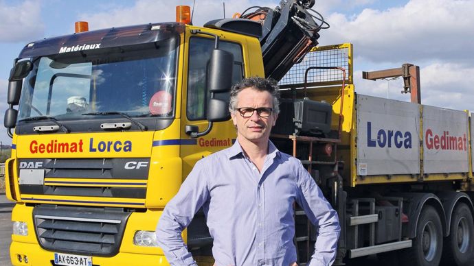 Christophe Veillet, responsable de Lorcamat.« Le marché devrait se stabiliser en 2015 pour repartir en 2016. »C. URVOY