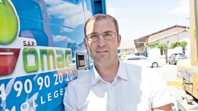 Cédric Besançon, directeur du négoce Omag, a été audité avec ses équipes les 11, 12 et 13 mars, avec succès.J. NICOLAS