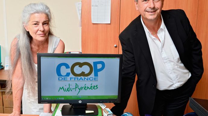 Claude Floch, la codirectrice et Jean-Pierre Arcoutel, le président de Coop de France Midi-Pyrénées, ont alerté les coopératives de la région à trois reprises en moins de deux mois.L. LECARPENTIER Claude Floch, la codirectrice et Jean-Pierre Arcoutel, le président de Coop de France Midi-Pyrénées, ont alerté les coopératives de la région à trois reprises en moins de deux mois.L. LECARPENTIER