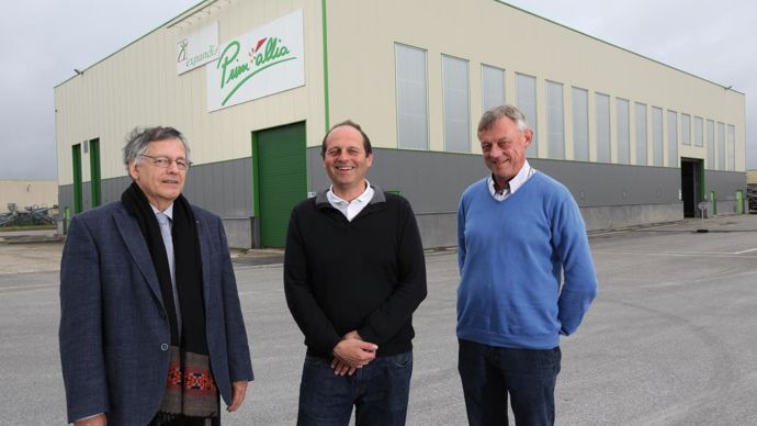 Pierre Klein, vice-président, François Bobin, directeur, et Eric Béguin, président d'Expandis ont mis en place une organisation originale pour apporter la meilleure valorisation possible de leurs productions aux agriculteurs.Jean-Charles Gutner