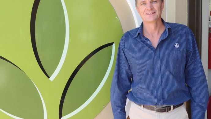 « Nous ne vendons plus d'engrais et de phytos, sauf en petit packaging dans nos magasins, car les marges sont devenues trop faibles », précise Johan de Lange, directeur commercial de Kaap Agri.C. DEQUIDT