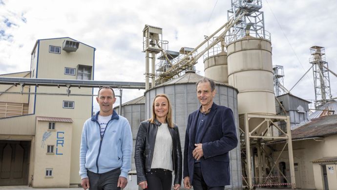 Line Sie, directrice generale de la CRL, avec à sa gauche Serge Marquie, le président,  et Eric Sie, directeur commercial. LYDIE LECARPENTIER THOMAS