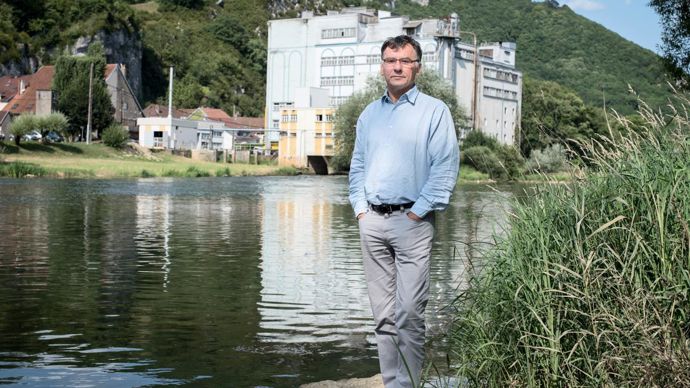 Philippe Chays, DG de Chays frères, est également PDG de la société des Moulins d'Avanne, une usine d'aliments qui imprime sa marque dans le paysage. Et une institution dans la région.Raphaël Helle
