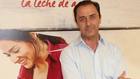 Ricardo Delgado Vizcaino, président de la Covap : « 80 % de notre production laitière est vendue au principal distributeur alimentaire espagnol Mercadona.  C'est notre force. »C. DEQUIDT