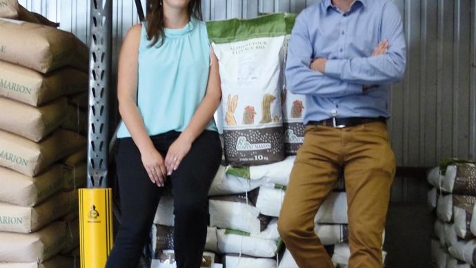 Sur ce dossier, Mélanie Jouve, chargée de mission bio à la Maison François Cholat, échange avec Julien-Boris Pelletier, directeur commercial et technique d'Aliment Marion.M. COISNE