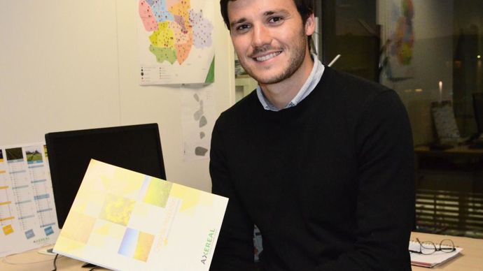 Nicolas Beaufils, responsable marketing, a piloté la mise en place de la Garantie production. Depuis l'année dernière, les souscriptions explosent, passant de 5 000 ha à 20 000 ha couverts pour la campagne 2016-2017.A. RICHARD