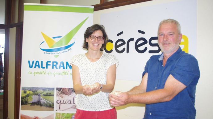 « Nous voulons déjà réussir la mise en route de notre première usine de production de granulat avec le colza de nos adhérents, avant d’envisager d’étendre le projet », précisent François Carpentier, de Cérèsia, et Sophie Létard, de Valfrance.