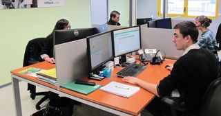 L'équipe d'in Touch s'est installée dans les locaux de Keenan France à Dol-de-Bretagne (Ille-et-Vilaine).PHOTOS © P.L.C. L'équipe d'in Touch s'est installée dans les locaux de Keenan France à Dol-de-Bretagne (Ille-et-Vilaine).PHOTOS © P.L.C.