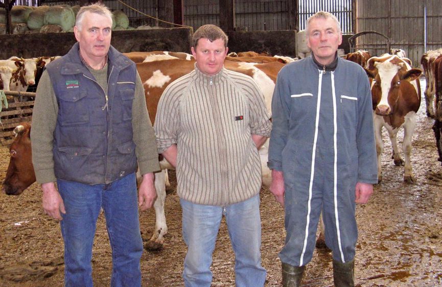 Pierre-Louis Péran, Jean- Yves Nicolas et Michel Péran jouent sur les taux et la qualité pour maximiser le prix du lait.