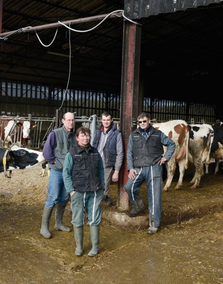 De gauche à droite, Christian Freal, Yolande, Robin et Rémi Lachaux. © CÉDRIC FAIMALI/GFA De gauche à droite, Christian Freal, Yolande, Robin et Rémi Lachaux. © CÉDRIC FAIMALI/GFA