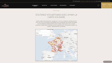 Pour figurer sur cette carte, les artisans  doivent s’inscrire via le site Internet  (gratuit).