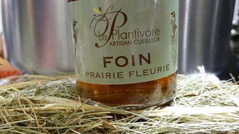 La gelée de foin de l’entreprise Le Plantivore révèle ses parfums de prairie fleurie.  © B. Lafeuille