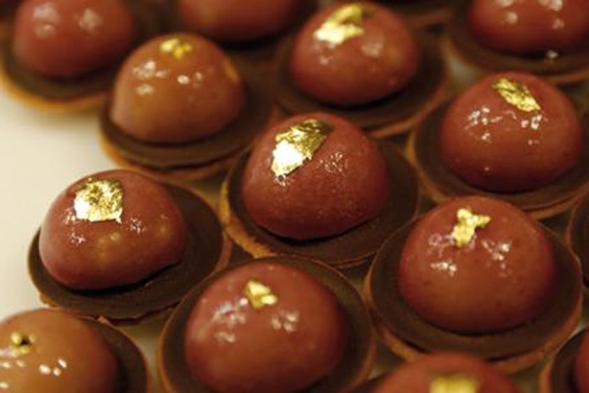 Il existe mille et une manière de valoriser le chocolat dans une recette. Salon du chocolat 2016 (Photo : Latoque.fr).