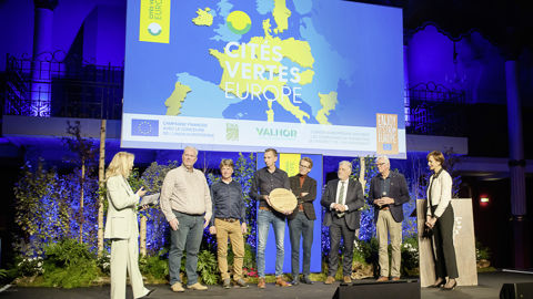 La remise du Green Cities Award, s'est tenue à Paris, le 8 décembre, dans le cadre de la soirée consacrée aux Victoires du paysage.