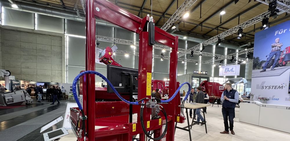 BVL dispose un capteur d'inclinaison avec indicateur à led sur sa désileuse de bloc.