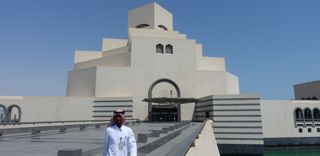 Le Qatar veut faire de sa capitale, Doha, un centre d'art contemporain à ciel ouvert. Ici, la façade du musée d'art islamique. Le Qatar veut faire de sa capitale, Doha, un centre d'art contemporain à ciel ouvert. Ici, la façade du musée d'art islamique.