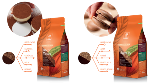 La nouvelle gamme de poudres de cacao "Performante".