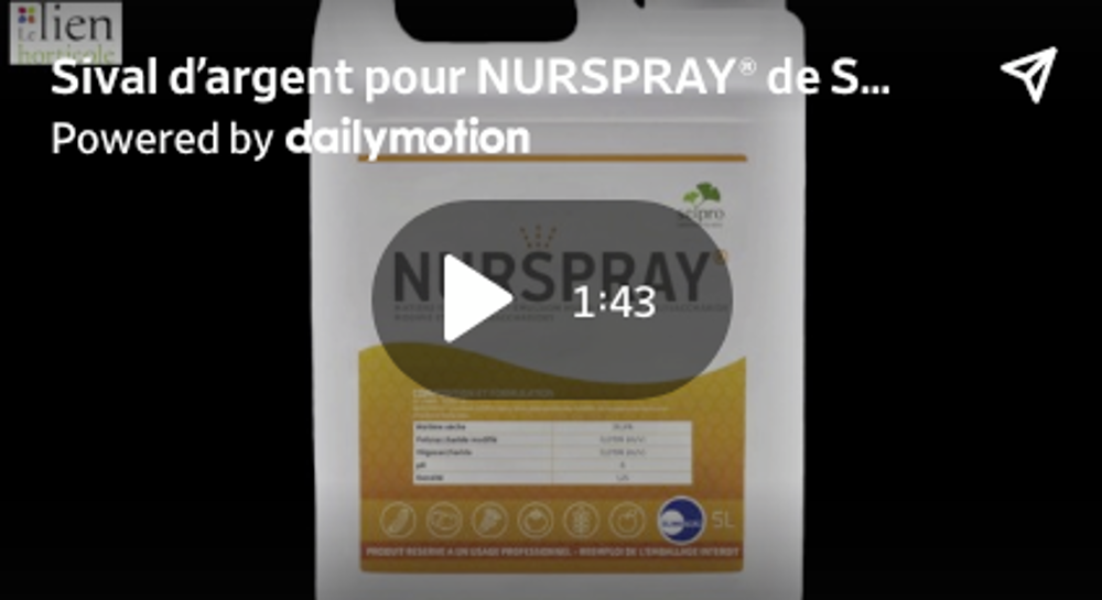 Sival d'argent au concours Innovation 2023 pour Nurspray. Sival d'argent au concours Innovation 2023 pour Nurspray.