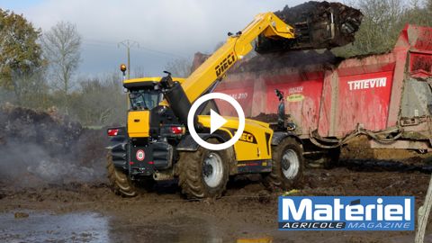 Dieci Agri Plus 42.7 VS Evo2 : prise en main au chargement de fumier au champ Dieci Agri Plus 42.7 VS Evo2 : prise en main au chargement de fumier au champ