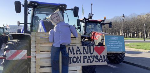 Selon les organisateurs, 622 tracteurs ont répondu à l'appel de la FNSEA et JA Grand bassin parisien et de la CGB ce 8 février 2023.