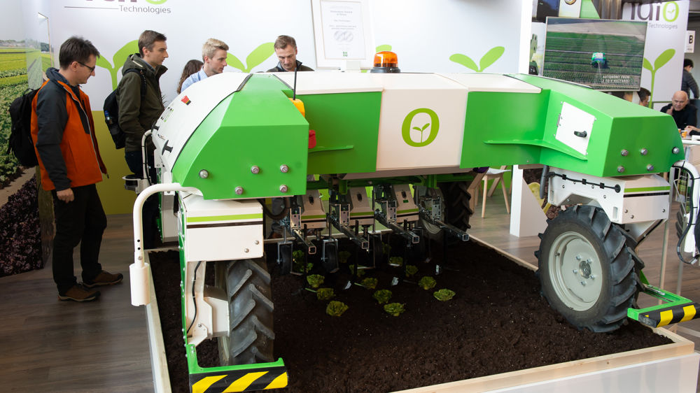 Robot Naïo exposé à Agritechnica Robot Naïo exposé à Agritechnica