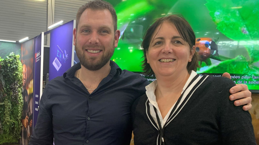 Martin Lechenet, responsable data de l'Alliance BFC, et Virginie Becquart, cofondatrice de Food Pilot.
