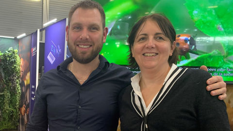 Martin Lechenet, responsable data de l'Alliance BFC, et Virginie Becquart, cofondatrice de Food Pilot.