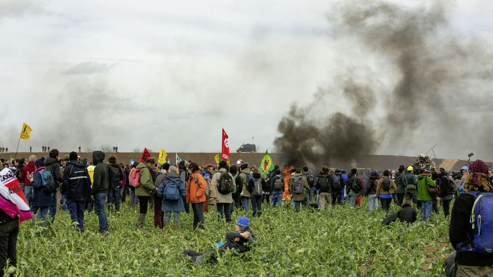 Au total, une quinzaine d’hectares ont été piétiné.