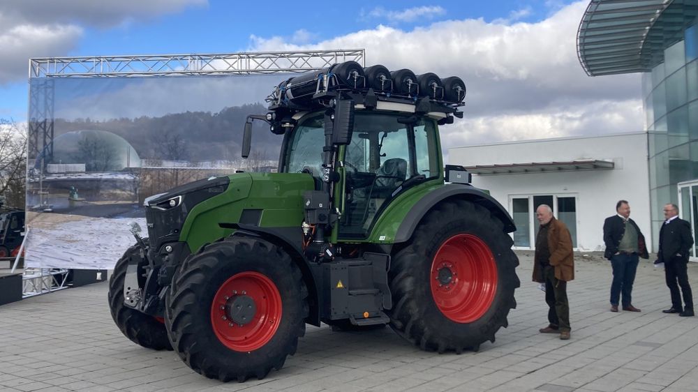 Prototype Fendt de tracteur à hydrogène.