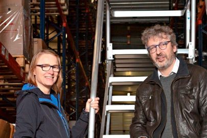 Les fondateurs et dirigeants d’Aquatiris, Edwige Le Douarin et Martin Werckmann.